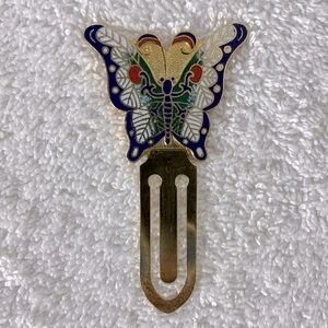 5/$35 Vintage Colourful Metal Butterfly Bookmark